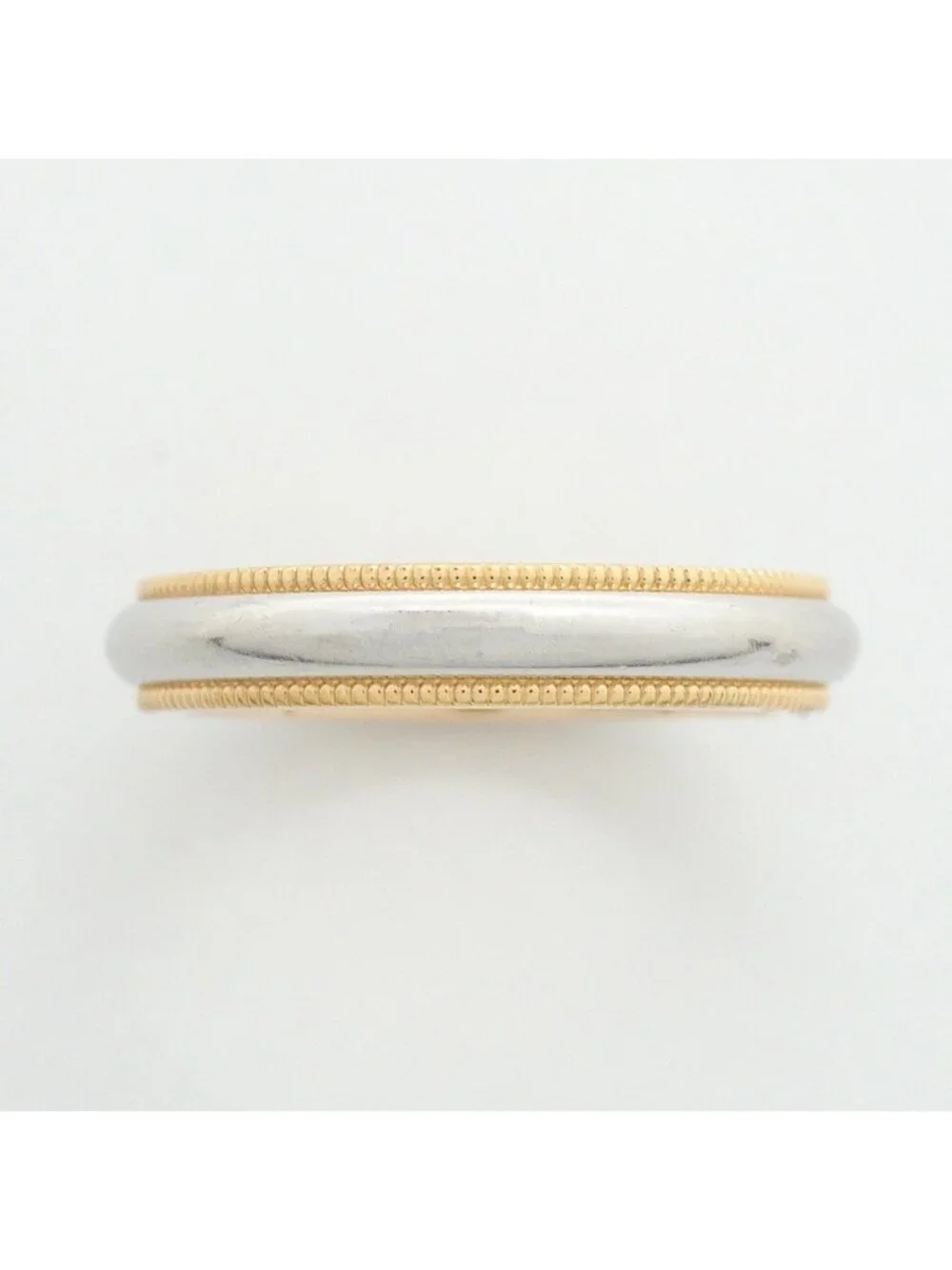 Tiffany & Co Ring Mil Gray 18k Pink Gold Platinum